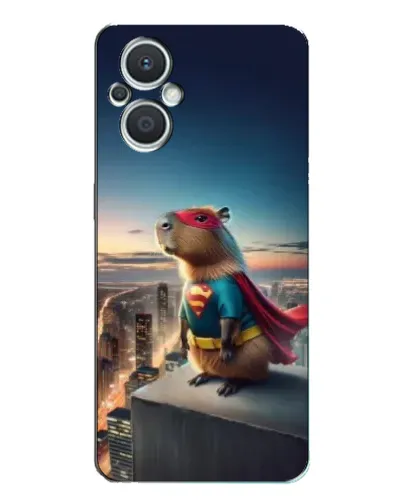 Чехол для OPPO Reno7 Lite (5G) с картинкой «Капи-мен супергерой» Чехол для OPPO Reno7 Lite (5G) с картинкой «Капи-мен супергерой»