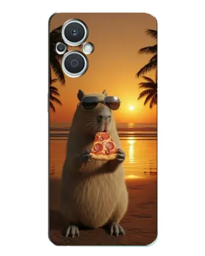 Чехол для OPPO Reno7 Lite (5G) с картинкой «Капибара с пиццей» Чехол для OPPO Reno7 Lite (5G) с картинкой «Капибара с пиццей»