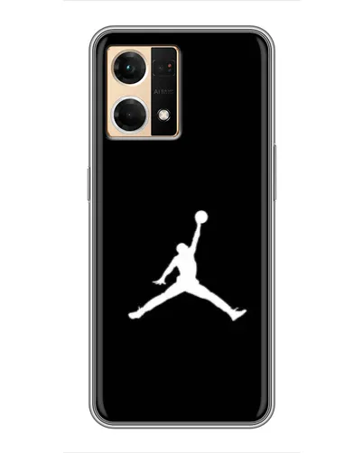 Чехол для OPPO Reno7 Pro 5G с картинкой «Jordan Silhouette» Чехол для OPPO Reno7 Pro 5G с картинкой «Jordan Silhouette»