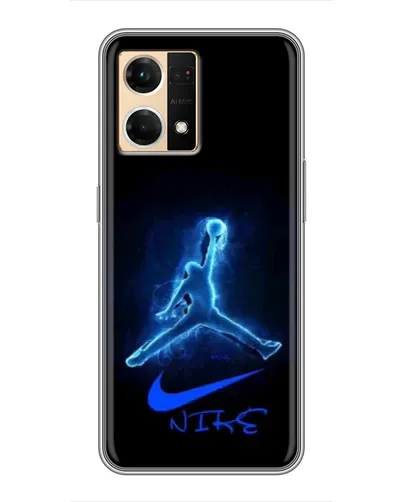 Чехол для OPPO Reno7 Pro 5G с картинкой «Jordan Neon Blue» Чехол для OPPO Reno7 Pro 5G с картинкой «Jordan Neon Blue»
