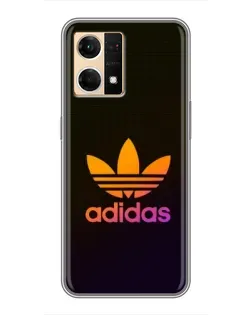 Чехол для OPPO Reno7 Pro 5G с картинкой «Градиент Adidas»