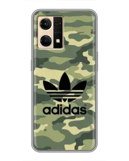 Чехол для OPPO Reno7 Pro 5G с картинкой «Милитари стиль Adidas»