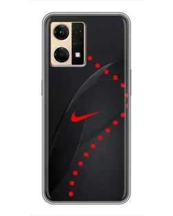 Чехол для OPPO Reno7 Pro 5G с картинкой «Абстрактный дизайн Nike»