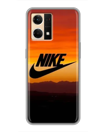 Чехол для OPPO Reno7 Pro 5G с картинкой «Nike — вечерний горизонт»