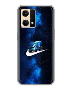 Чехол для OPPO Reno7 Pro 5G с картинкой «Звездный путь Nike»