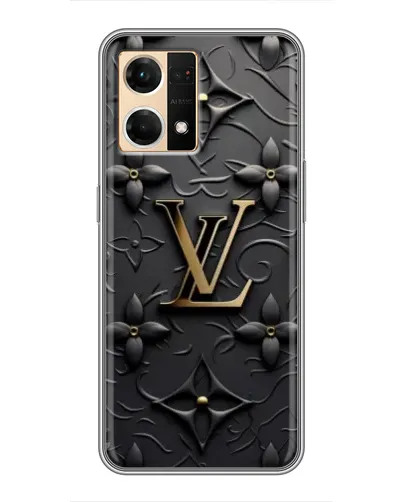 Чехол для OPPO Reno7 Pro 5G с картинкой «Кожаная текстура LV» Чехол для OPPO Reno7 Pro 5G с картинкой «Кожаная текстура LV»