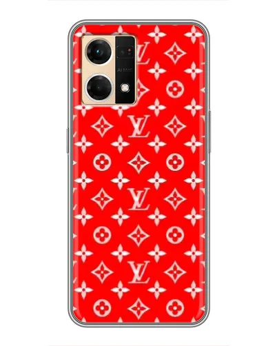 Чехол для OPPO Reno7 Pro 5G с картинкой «Яркий паттерн LV» Чехол для OPPO Reno7 Pro 5G с картинкой «Яркий паттерн LV»