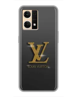 Чехол для OPPO Reno7 Pro 5G с картинкой «Градиент Louis Vuitton»