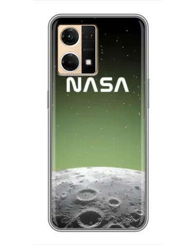Чехол для OPPO Reno7 Pro 5G с картинкой «NASA — лунный градиент»
