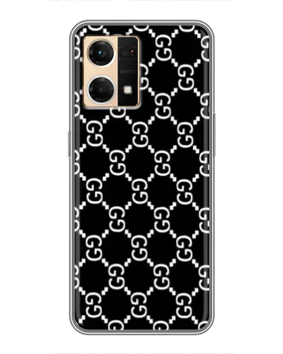 Чехол для OPPO Reno7 Pro 5G с картинкой «Gucci — сетчатый паттерн» Чехол для OPPO Reno7 Pro 5G с картинкой «Gucci — сетчатый паттерн»