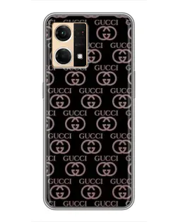 Чехол для OPPO Reno7 Pro 5G с картинкой «Классическая монограмма Gucci»