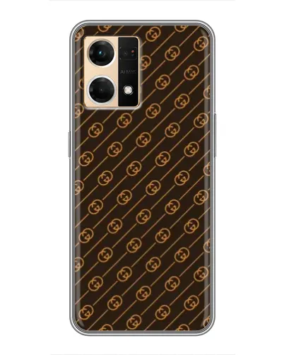 Чехол для OPPO Reno7 Pro 5G с картинкой «Gucci — золотые диагонали» Чехол для OPPO Reno7 Pro 5G с картинкой «Gucci — золотые диагонали»