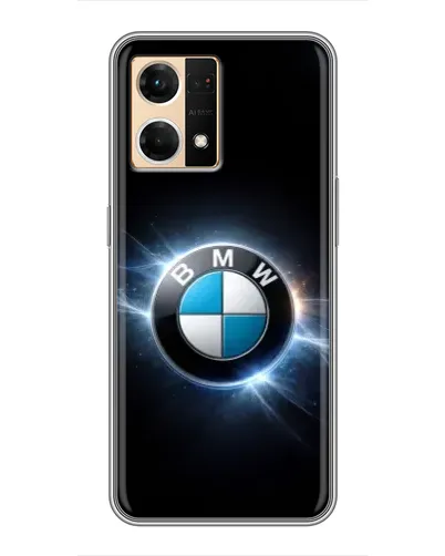 Чехол для OPPO Reno7 Pro 5G с картинкой «BMW — неоновое сияние» Чехол для OPPO Reno7 Pro 5G с картинкой «BMW — неоновое сияние»