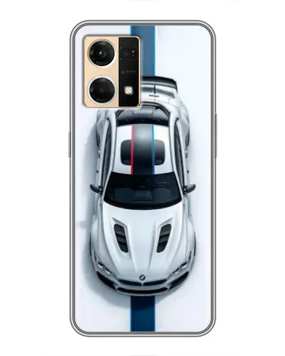 Чехол для OPPO Reno7 Pro 5G с картинкой «Вид сверху — BMW M» Чехол для OPPO Reno7 Pro 5G с картинкой «Вид сверху — BMW M»
