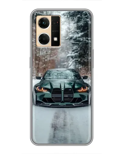 Чехол для OPPO Reno7 Pro 5G с картинкой «BMW в зимнем лесу» Чехол для OPPO Reno7 Pro 5G с картинкой «BMW в зимнем лесу»