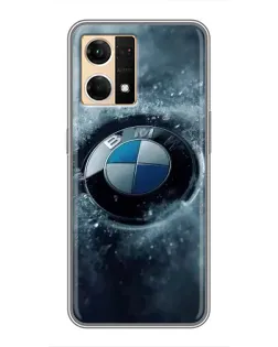 Чехол для OPPO Reno7 Pro 5G с картинкой «Логотип BMW — лед» Чехол для OPPO Reno7 Pro 5G с картинкой «Логотип BMW — лед»