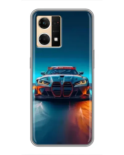 Чехол для OPPO Reno7 Pro 5G с картинкой «BMW — огни неона» Чехол для OPPO Reno7 Pro 5G с картинкой «BMW — огни неона»