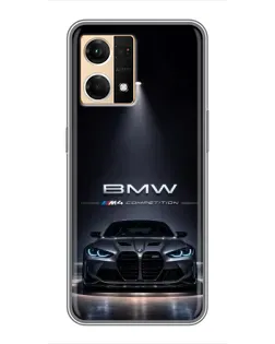 Чехол для OPPO Reno7 Pro 5G с картинкой «BMW сквозь ночной город» Чехол для OPPO Reno7 Pro 5G с картинкой «BMW сквозь ночной город»
