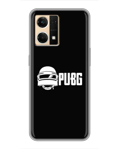 Чехол для OPPO Reno7 Pro 5G с картинкой «PUBG — классический лого»