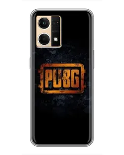 Чехол для OPPO Reno7 Pro 5G с картинкой «PUBG — золотой логотип»