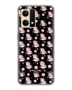 Чехол для OPPO Reno7 Pro 5G с картинкой «Magic Unicorn паттерн»