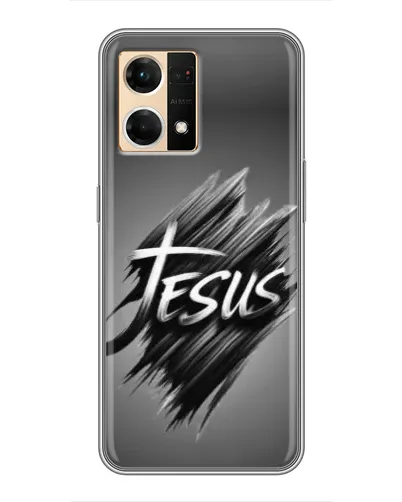 Чехол для OPPO Reno7 Pro 5G с картинкой «Надпись Jesus Graffiti»