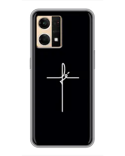 Чохол для OPPO Reno7 Pro 5G з картинкою «Тонкий хрест» Чохол для OPPO Reno7 Pro 5G з картинкою «Тонкий хрест»
