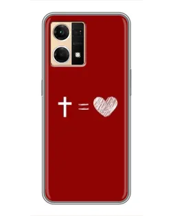 Чохол для OPPO Reno7 Pro 5G з картинкою «Рівняння любові» Чохол для OPPO Reno7 Pro 5G з картинкою «Рівняння любові»
