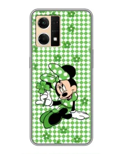 Чехол для OPPO Reno7 Pro 5G с картинкой «Mickey в клетку»