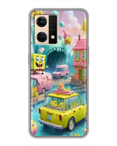 Чехол для OPPO Reno7 Pro 5G с картинкой «Монстр-трак приключения»