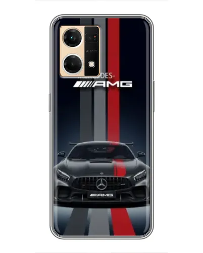 Чехол для OPPO Reno7 Pro 5G с картинкой «Mercedes — белый карбон» Чехол для OPPO Reno7 Pro 5G с картинкой «Mercedes — белый карбон»