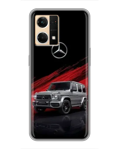 Чехол для OPPO Reno7 Pro 5G с картинкой «Mercedes G-Class красный» Чехол для OPPO Reno7 Pro 5G с картинкой «Mercedes G-Class красный»