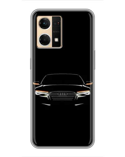 Чехол для OPPO Reno7 Pro 5G с картинкой «Audi — ночной контур» Чехол для OPPO Reno7 Pro 5G с картинкой «Audi — ночной контур»