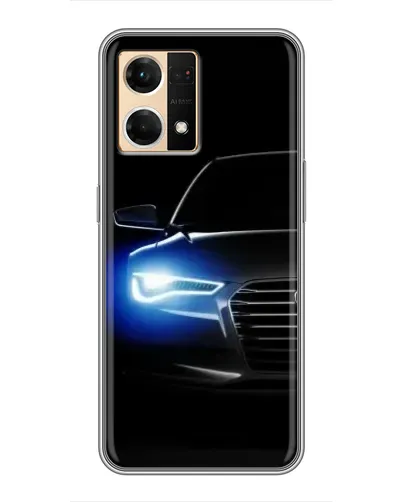 Чехол для OPPO Reno7 Pro 5G с картинкой «Неоновый взгляд Audi» Чехол для OPPO Reno7 Pro 5G с картинкой «Неоновый взгляд Audi»
