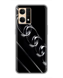Чехол для OPPO Reno7 Pro 5G с картинкой «Audi — абстрактные кольца»