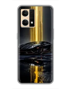 Чехол для OPPO Reno7 Pro 5G с картинкой «Ночной Lamborghini драйв» Чехол для OPPO Reno7 Pro 5G с картинкой «Ночной Lamborghini драйв»
