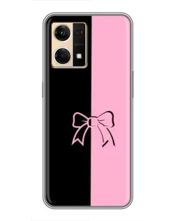 Чехол для OPPO Reno7 Pro 5G с картинкой «Половинки банта»
