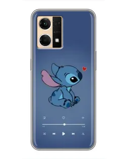 Чехол для OPPO Reno7 Pro 5G с картинкой «Музыкальный Stitch»