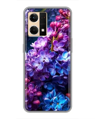 Чехол для OPPO Reno7 Pro 5G с картинкой «Сиреневый цвет»