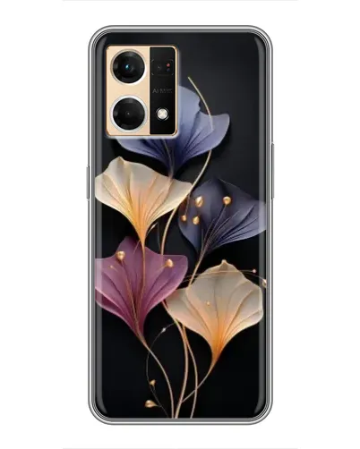 Чехол для OPPO Reno7 Pro 5G с картинкой «Лиловые цветы грации»