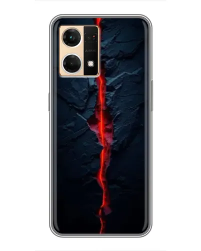 Чехол для OPPO Reno7 Pro 5G с картинкой «Kрасная лавовая трещина» Чехол для OPPO Reno7 Pro 5G с картинкой «Kрасная лавовая трещина»