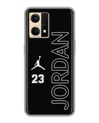 Чехол для OPPO Reno7 4G с картинкой «Jordan Vertical»