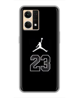 Чехол для OPPO Reno7 4G с картинкой «Jordan Flight 23»