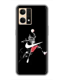 Чехол для OPPO Reno7 4G с картинкой «Jordan Jumpman»