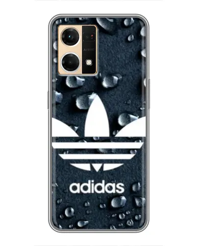 Чехол для OPPO Reno7 4G с картинкой «Adidas Trefoil Blue» Чехол для OPPO Reno7 4G с картинкой «Adidas Trefoil Blue»