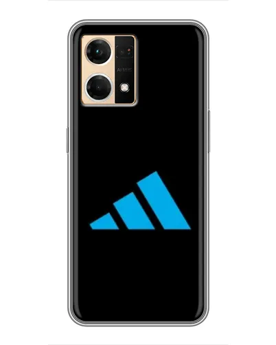 Чехол для OPPO Reno7 4G с картинкой «Adidas Cyan Logo» Чехол для OPPO Reno7 4G с картинкой «Adidas Cyan Logo»