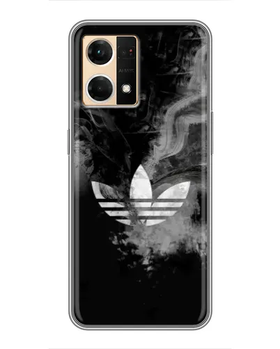 Чехол для OPPO Reno7 4G с картинкой «Абстрактный дым Adidas» Чехол для OPPO Reno7 4G с картинкой «Абстрактный дым Adidas»