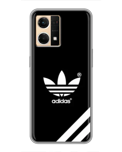 Чехол для OPPO Reno7 4G с картинкой «Adidas с диагональными полосами» Чехол для OPPO Reno7 4G с картинкой «Adidas с диагональными полосами»
