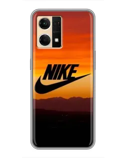 Чехол для OPPO Reno7 4G с картинкой «Nike — вечерний горизонт» Чехол для OPPO Reno7 4G с картинкой «Nike — вечерний горизонт»