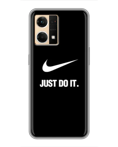 Чехол для OPPO Reno7 4G с картинкой «Классический принт Nike»